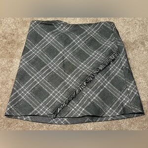 Free People Plaid Mini Skirt